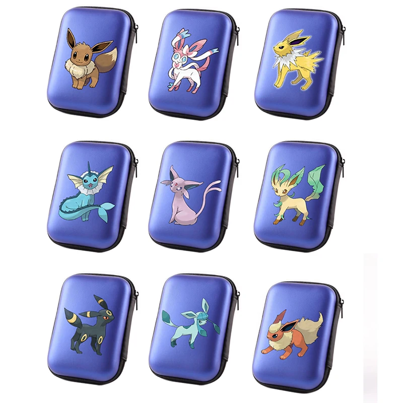 

Покемон Tazos Коллекция сумка Eevee девять Феи Eeveelution EVA материал пыленепроницаемый водонепроницаемый