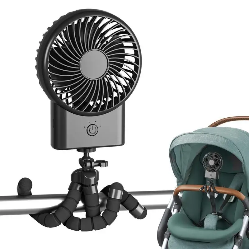 

Вентилятор для детской коляски, вентилятор на клипсе для автомобильного сиденья, вентиляторы осьминога с гибким штативом и USB-зарядкой, маленькие вентиляторы, малошумный вентилятор для коляски