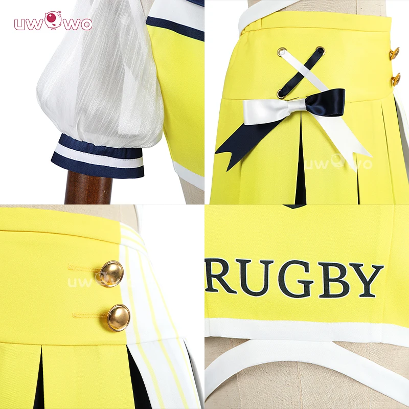 Серия коллаба косплея UWOWO Rin Hoshizora: аниме Loveee Livee! Униформа болельщика Рин Хошизора