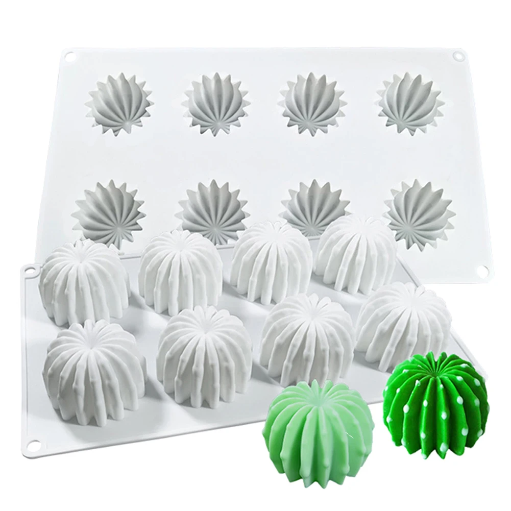 

Heat Resistant Birthday Silicone Mold Party Multifuntion Durable Cake DIY Cactus Shape Chocolate Baking Tool Home Novel Style