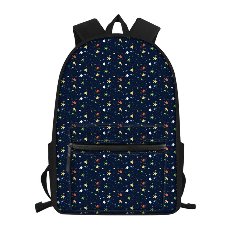 Dropshipping Star Print Children Schoolbag College School Teenagers Backpack Laptop Bag Rucksack Large Capacity Backpack Mochila