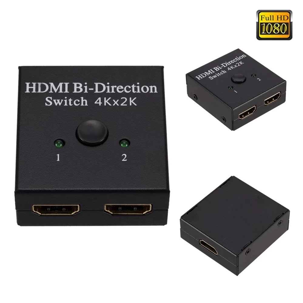 4K x 2K HDMI переключатель UHD 2 порта двунаправленное руководство 2x1 1x2 AB Переключатель