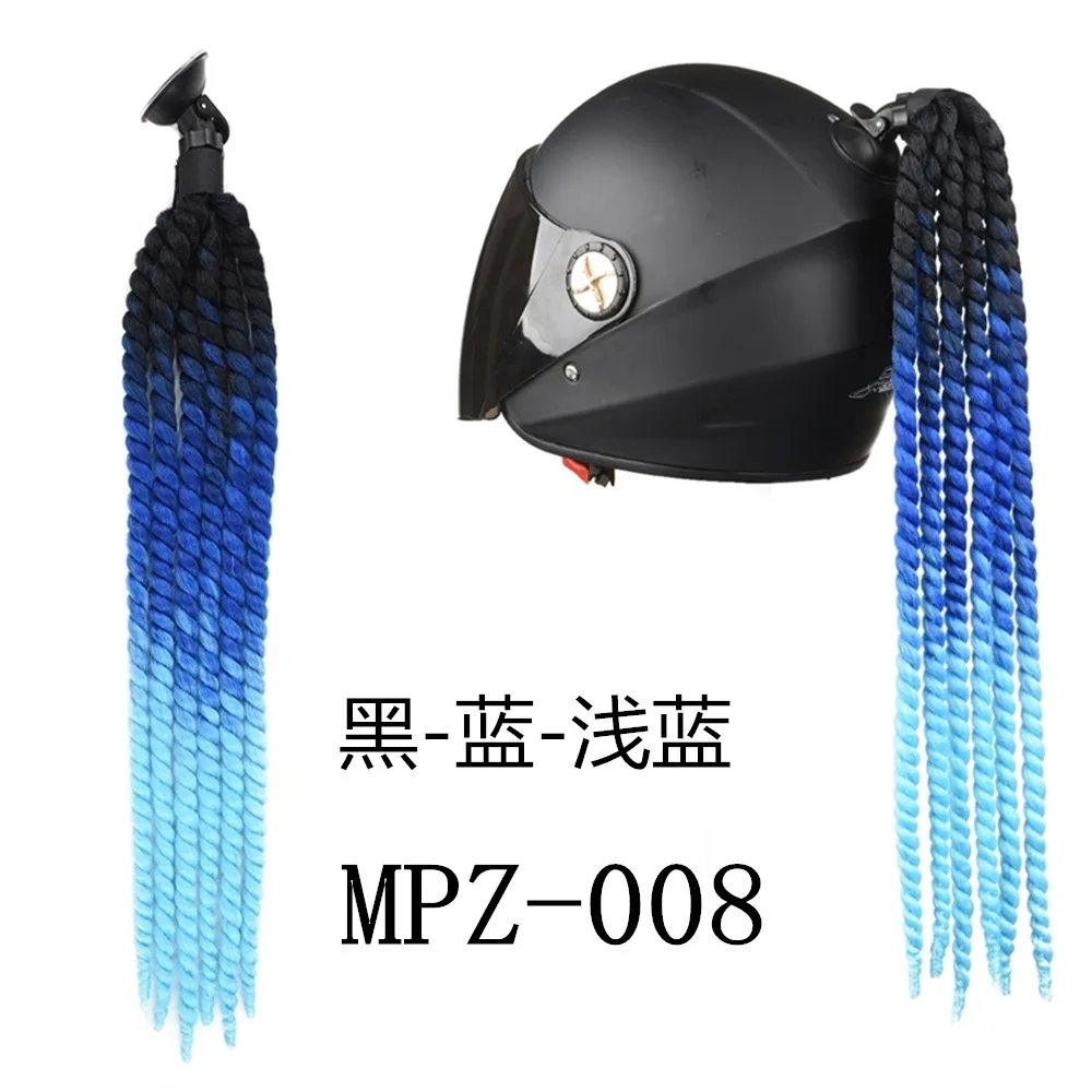 Локомотивный шлем с косичками грязные косички парики для конского хвоста