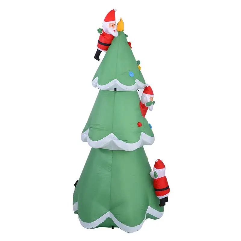 

Inflatable Christmas Tree Built-In LED Lights Holiday Blow Up Yard Decoration 8ft Blow Up Tree Yard Decoration For Holiday