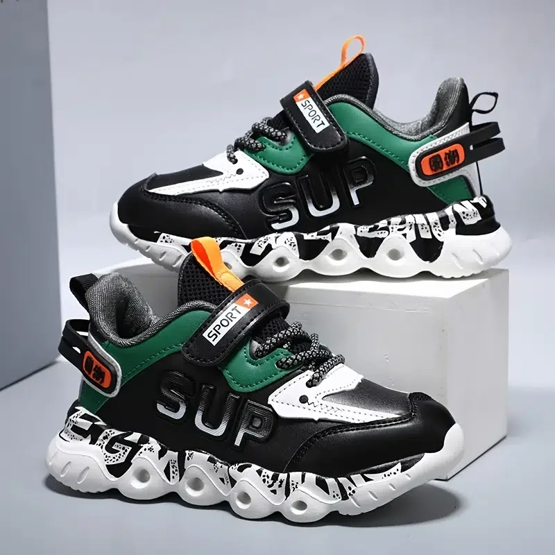 Children's Anti-skid Warm Running Shoes Soft Soled Sneakers Winter New