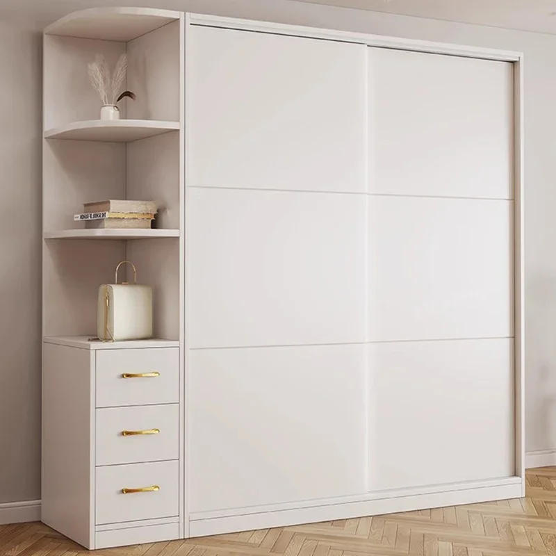 Современные скандинавские шкафы белый органайзер для хранения простые квартиры