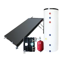 Easy to install indirect system pressurized solar water heater,solar collector hot water pumping heating system