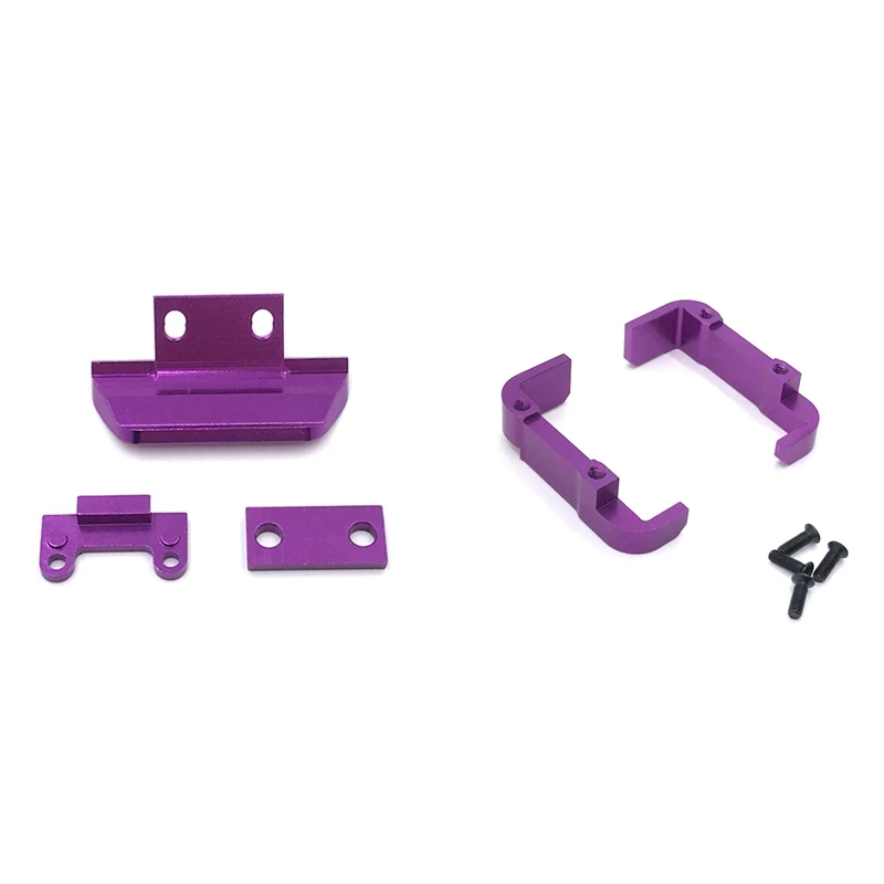 

Металлический противоударный бампер для Wltoys 124019 124018 144001 RC автомобильные запасные части и металлическая Батарейная перегородка крепление о...