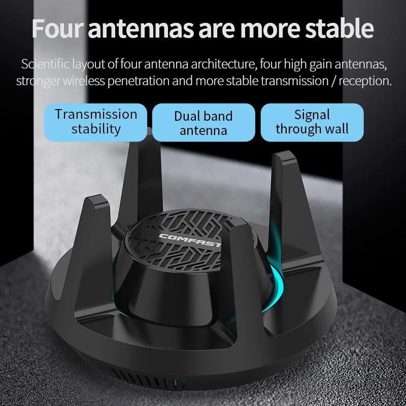 WiFi6 USB Сетевая карта 1800 Мбит/с двухдиапазонный 2 4 Wi-Fi адаптер 5 8G и G внешняя антенна