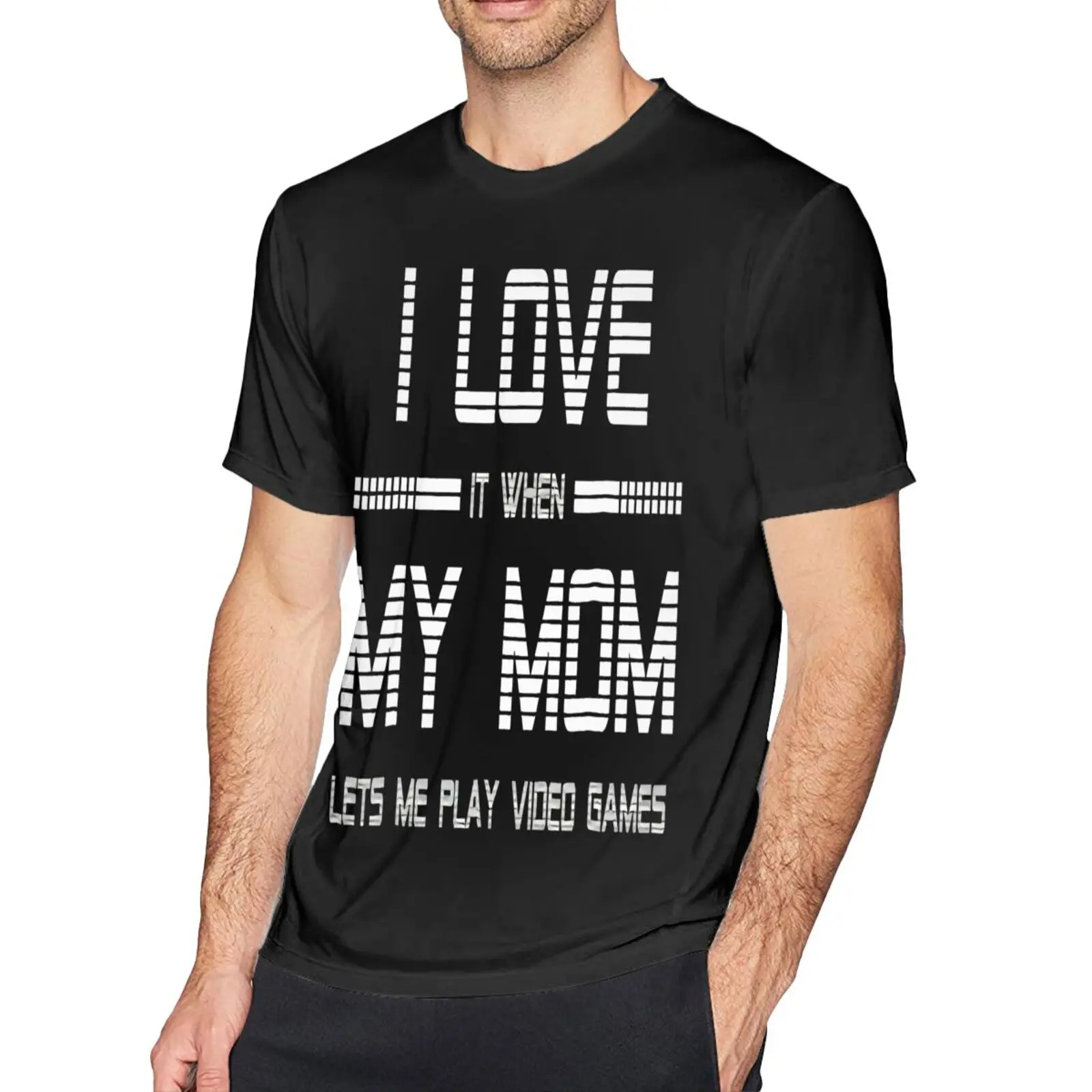 

Футболка с надписью «I Love My Mom» для мужчин и женщин