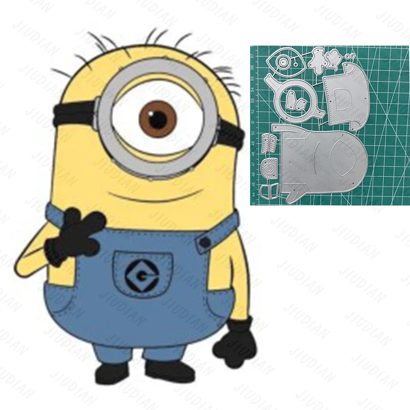 Милая маленькая желтая кукла металлические Вырубные штампы для сделай сам