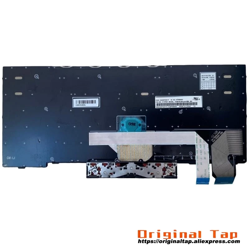 Клавиатура BG Bulgaria для Lenovo Thinkpad X280 A285 X390 X395 L13 Yoga Gen 1 01YP007 01YP087 01YP167