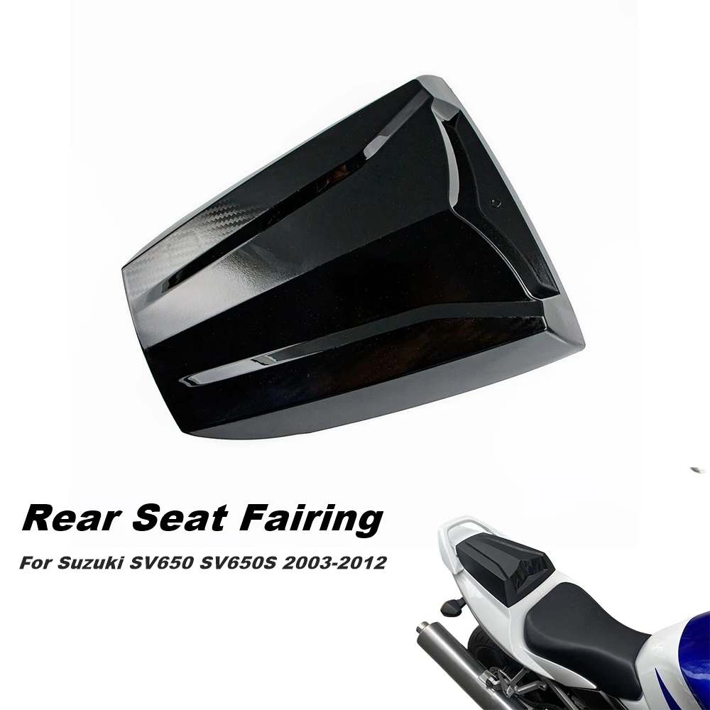 

ABS Pillion Rear Seat Cover Cowl Solo Seat Cowl For Suzuki SV650 SV650S SV1000 SV1000S 2003-2012 Motorcycle Accessories
