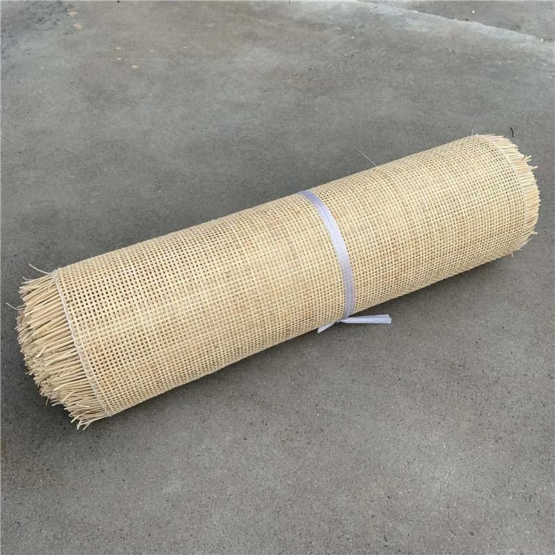 Сетчатый индонезийский тростниковый ротанговый рулон 15 метров натуральный