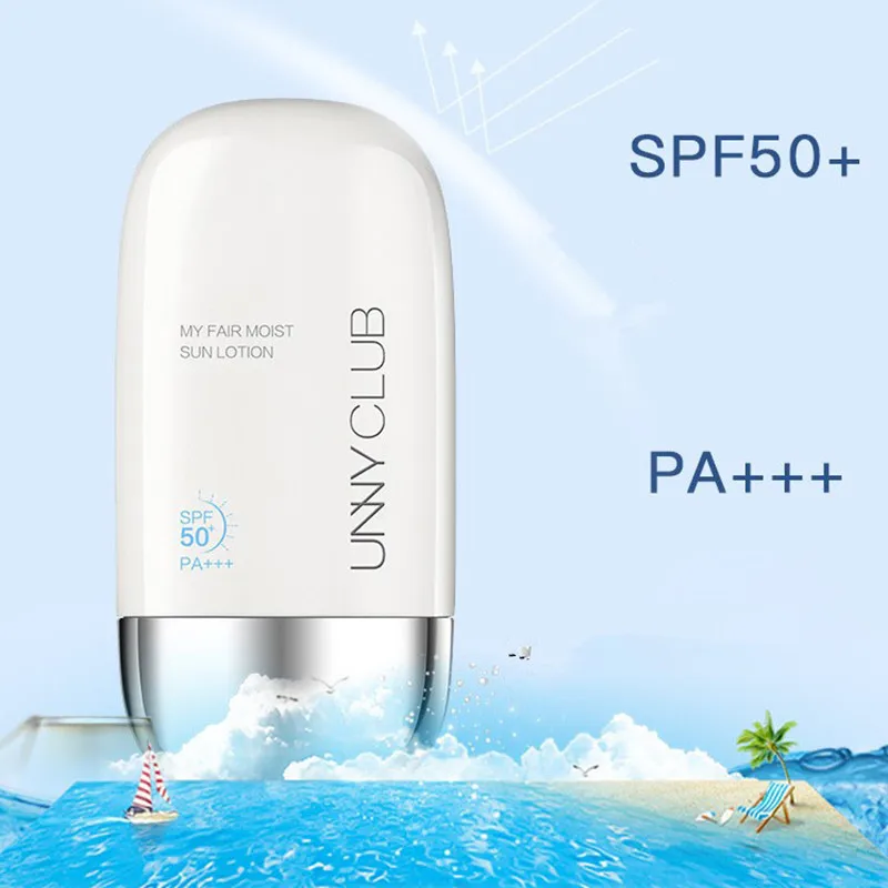 

UNNY Club Sunscreen Lotion Moisturizer Brighten Skin Concealer Primer Cream Facial Sun Block Isolation Cream SPF50+ PA+++