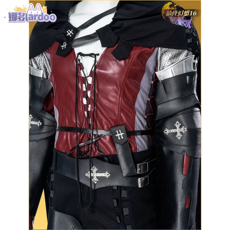 Мужской косплей-костюм Clive Rosfield FF16 костюмы для косплея пальто и брюки аксессуары