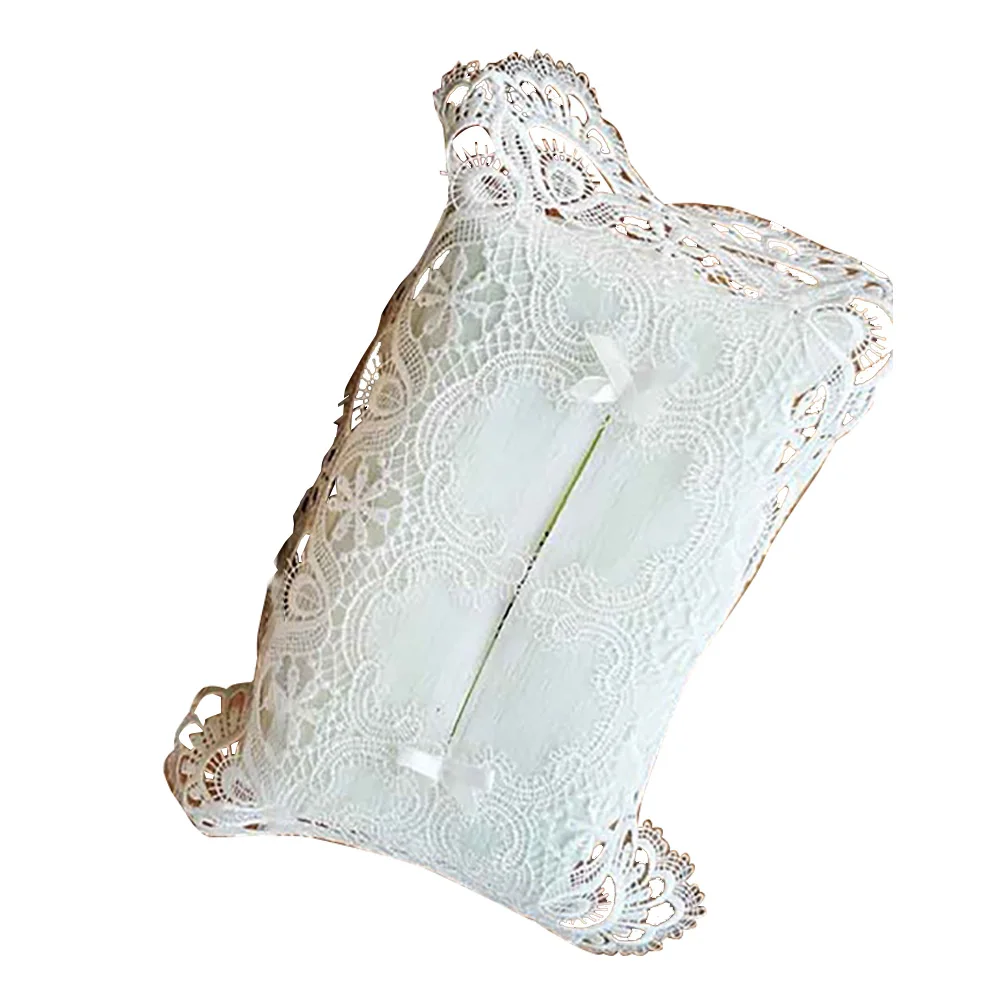 

Чехол для салфеток с кружевной отделкой, Пыленепроницаемая вышивка