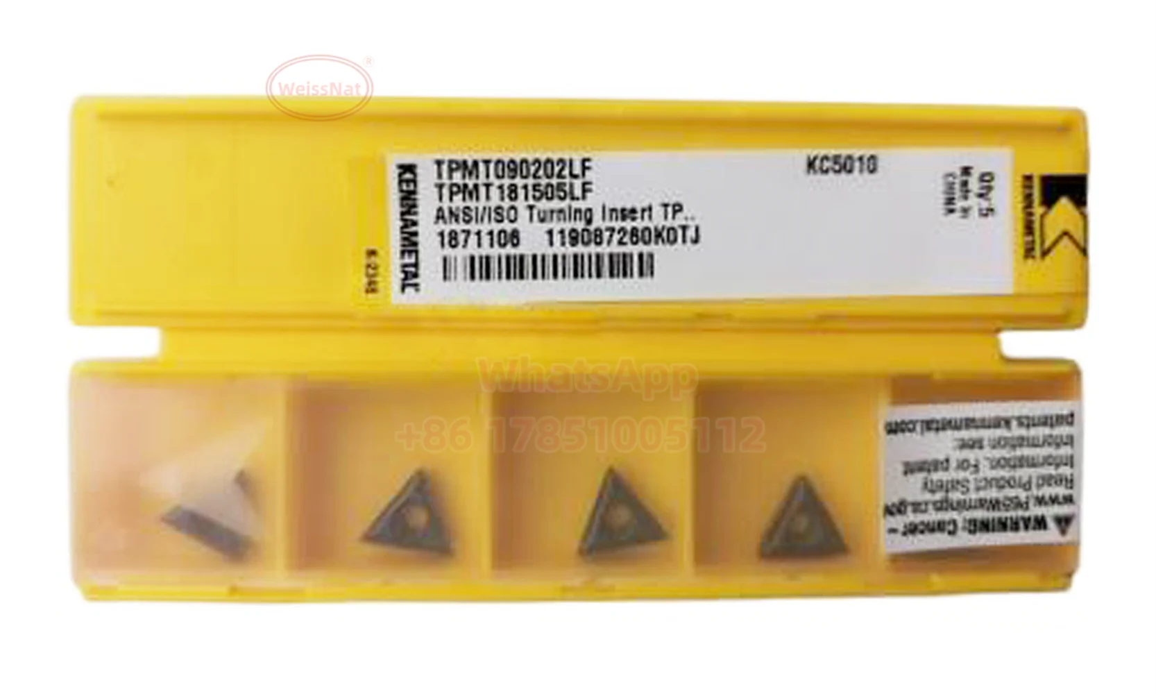 Карбидная вставка Kennametal TPMT090202LF TPMT090204LF KC5010 вставки TPMT