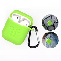 4pcsset silicone earbuds cover anti loss cable protective case for airpods 12