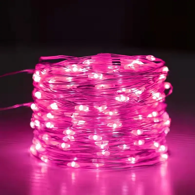 

HMTX Solar Christmas String Lights, 33ft 100 LED Solar 8 Modes Outdoor Waterproof String Lights For Christmas Tree Garden Decora