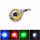 Мини-приманка для подводной рыбы, ярсветильник приманка в форме глаза, рыболовная приманка для кальмара, светодиодная светящаяся приманка для привлечения рыбы, кальмара