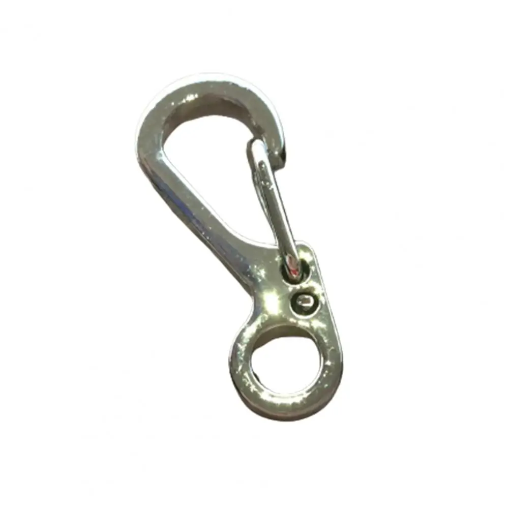 

10 шт. пряжки, прочный многофункциональный брелок для ключей из алюминиевого сплава с мини-пружиной для активного отдыха