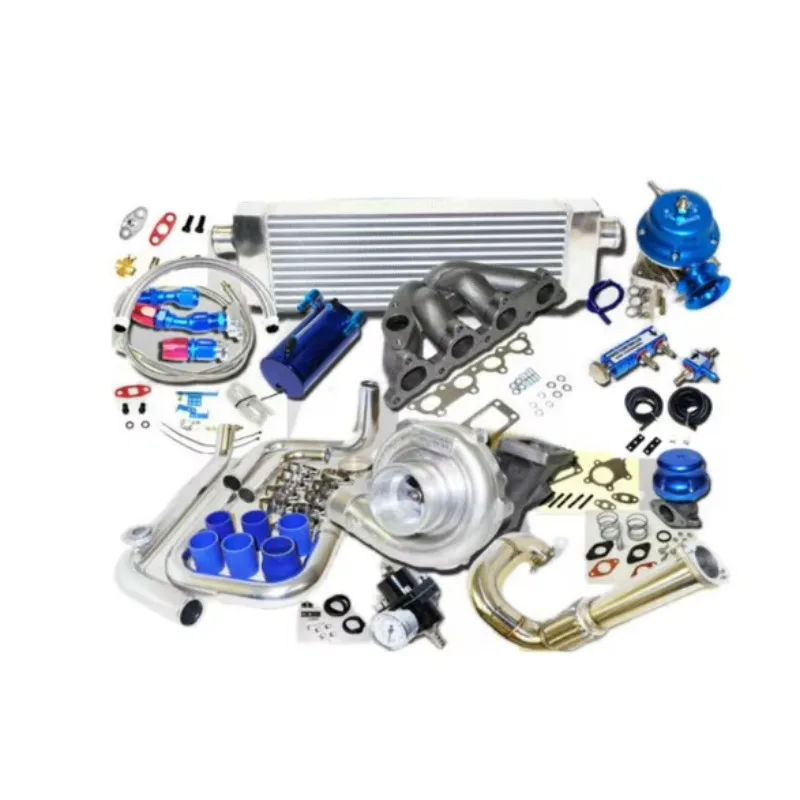 Подходит для Honda Civic Full Turbocharging Kit D Series EX/Si 1.6L SOHC VTEC I-4 125HP D16Z6