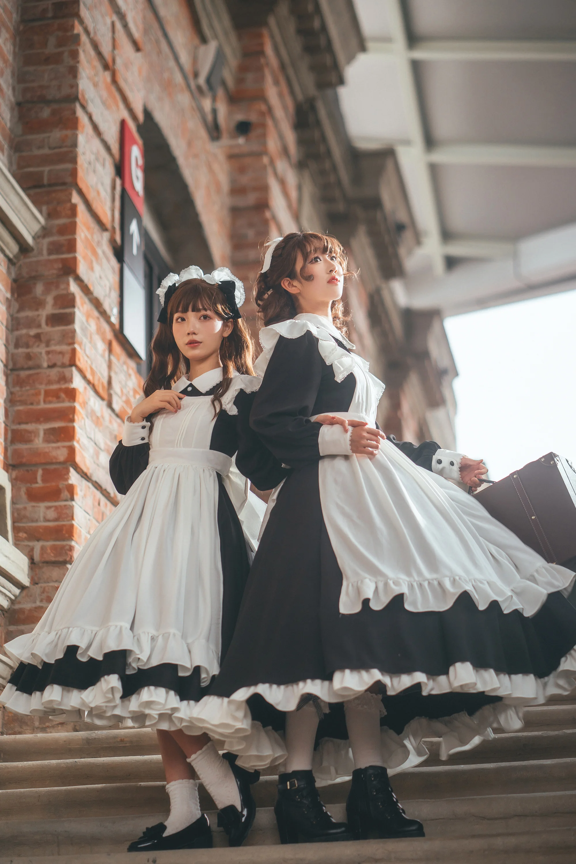 

Halloween Children's Day stage performance maid dress British traditional maid dress suit maid play dress
