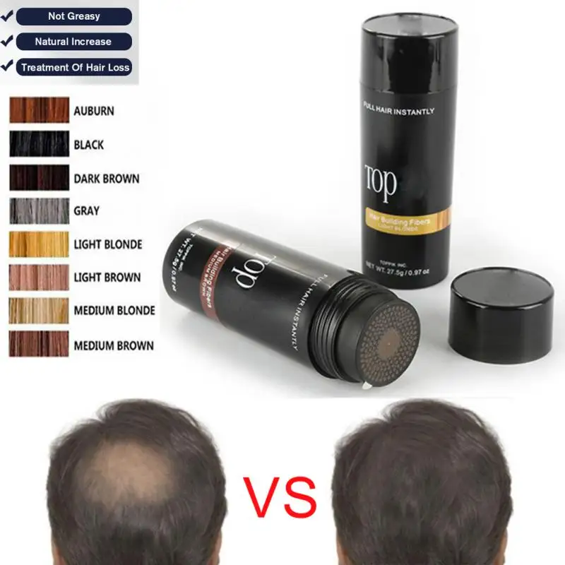 

Hair Building Fiber Powder Spray Instant Salon Hair Care Keratin Powder Hair Regrowth Fiber Applicator Hair Loss Product Series