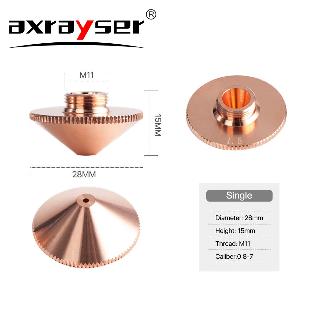 Axrayser лазерные насадки для резки волокна D28 32 мм для Raytools Precitec Bodor WSX