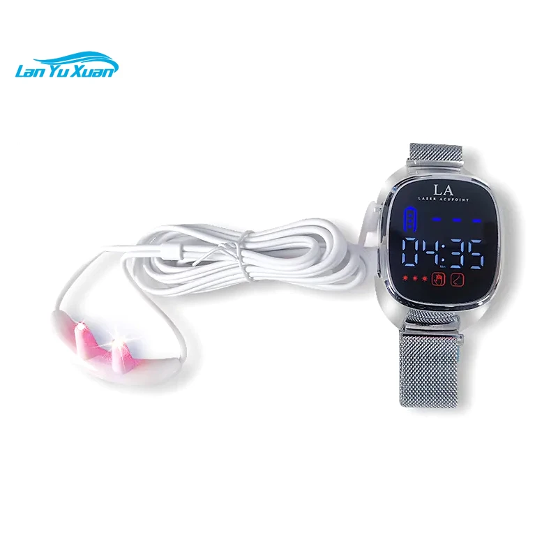 

Digital Blood Glucose Watch 650nm Red Light Cold Laser Therapy Wrist Watches for Diabetes