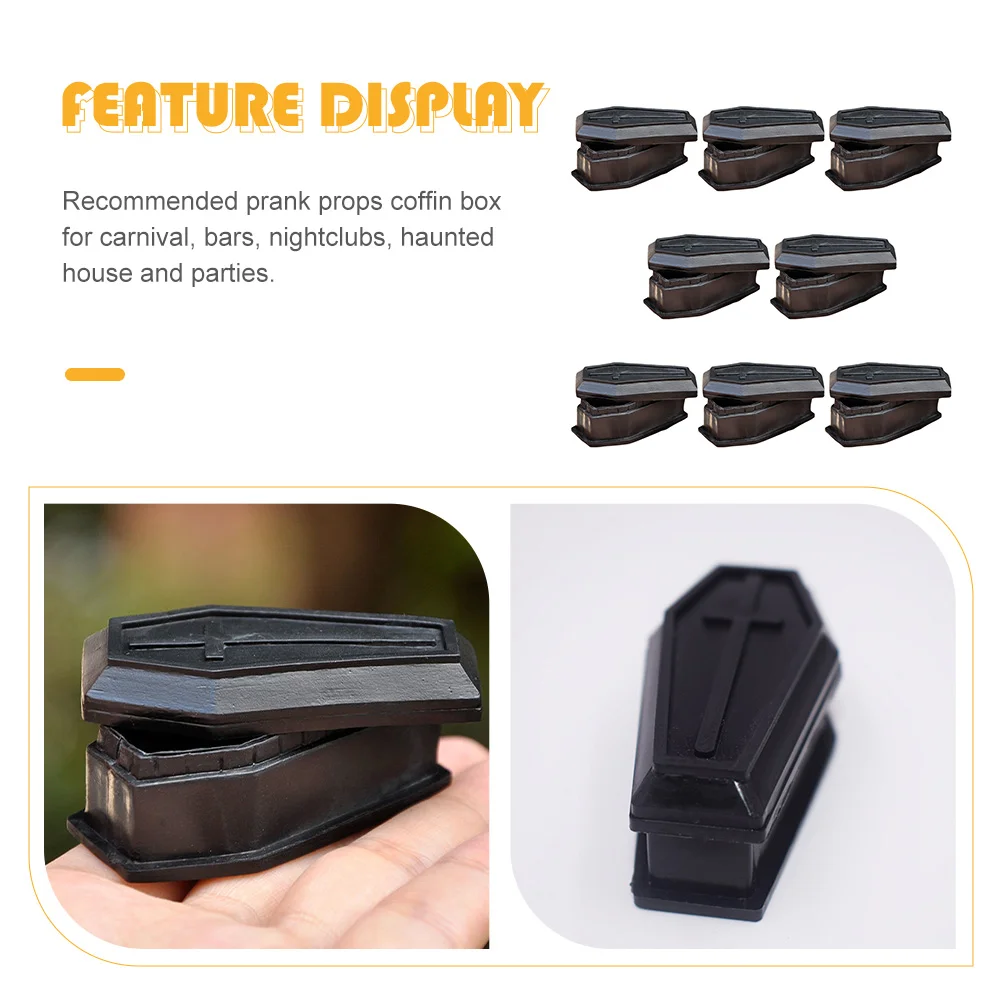 8 шт. Хэллоуин Декор Модель гроба Пластиковые коробки Дом с привидениями Опора