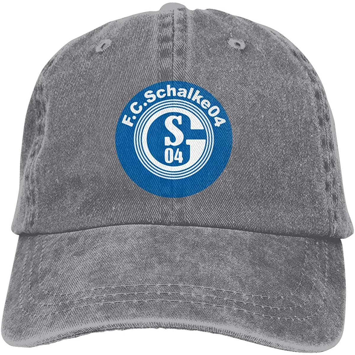 

Vintage Schalke 04 Washed Baseball Hats-Unisex Cotton Classic Cap for Dad Black