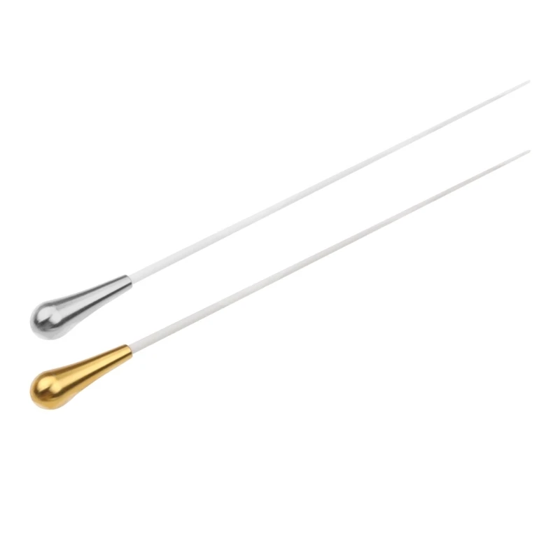

Metal Conductors Batons Wand with Metal Handle Orchestra Conducting Stick G99D