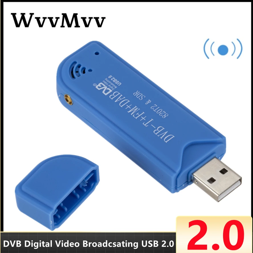 Мини Портативный ТВ-Стик 820T2 цифровое видео USB 2 0 DVB-T + DAB FM RTL2832U Поддержка SDR тюнер