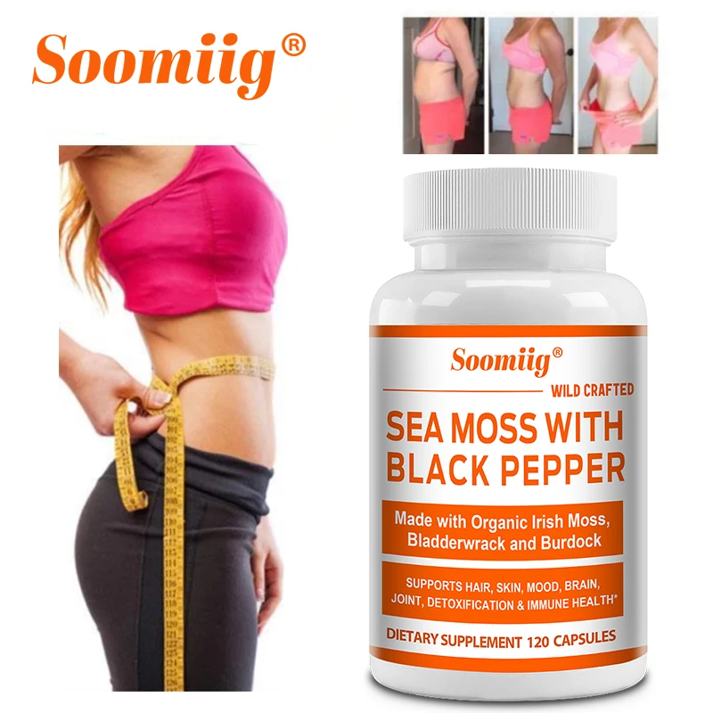 

Black Pepper Seaweed Antioxidants - Promote Brain Development, Support Hair, Skin, Joint Health, Detoxify, Reduce Inflammation