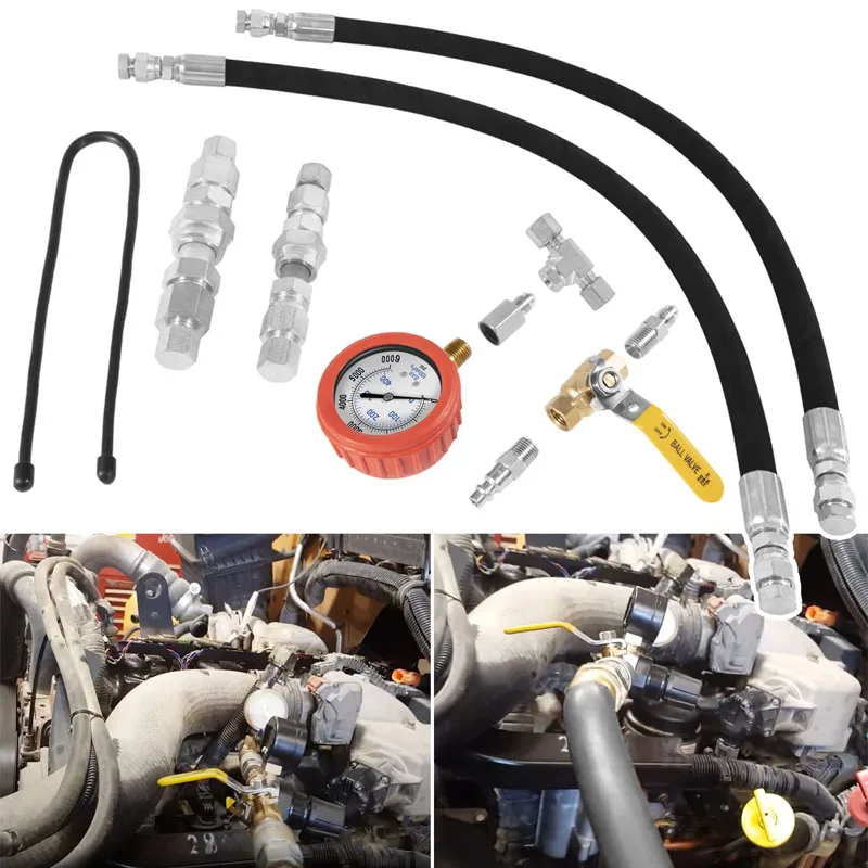 Комплект инструментов для испытания утечки ESUYA Hpop высокого давления для всех MaxxForce DT, 9, 10, DT466 и DT530 1996 - 2015 (1 комплект)