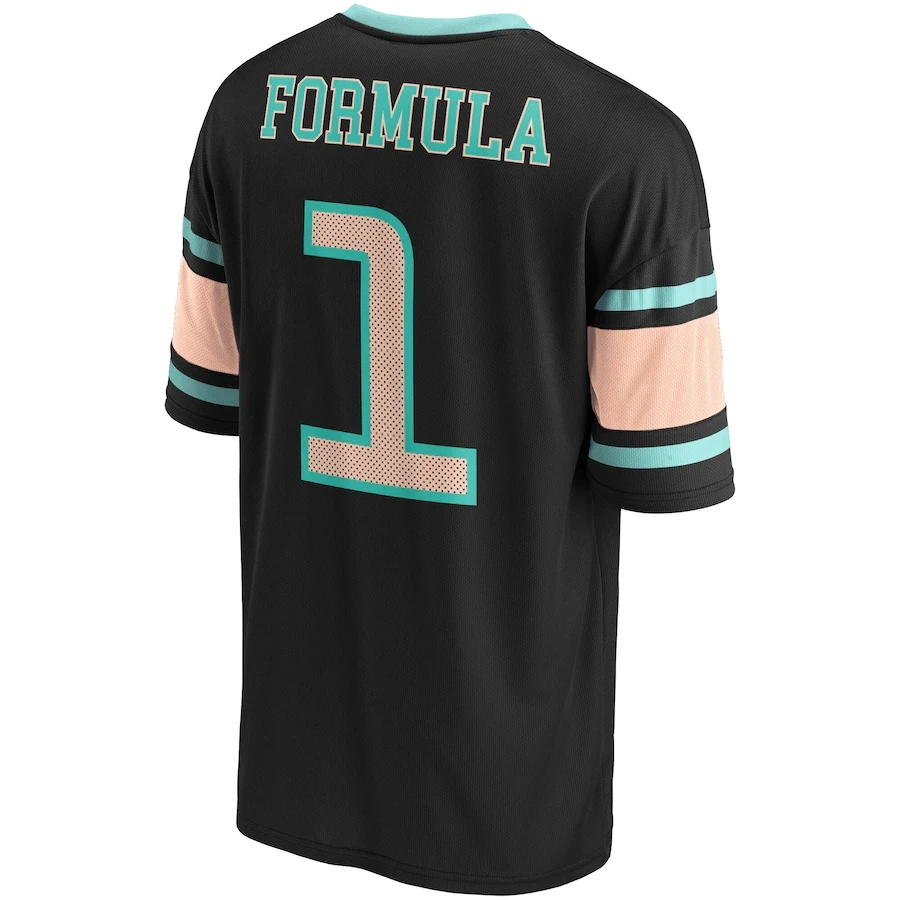 Новинка 2022 футболка с коротким рукавом Формула один сторонников Майами черная