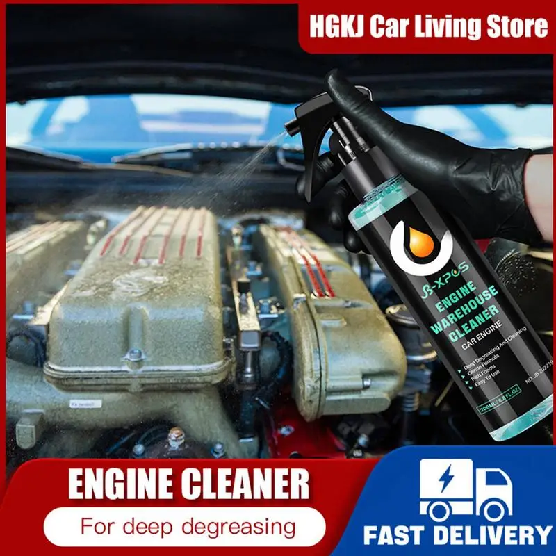 

Car Engine Compartment Cleaner | Rinse Free Car Wash Engine Warehouse Spray | Vehicle Cleaning Tool For Home Garage Cars Trucks