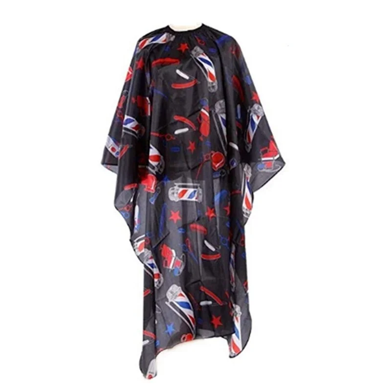 

Накидка для стрижки волос Профессиональная парикмахерская тканевая накидка для парикмахера с узором Водонепроницаемый фартук для парикмахера накидки для стрижки