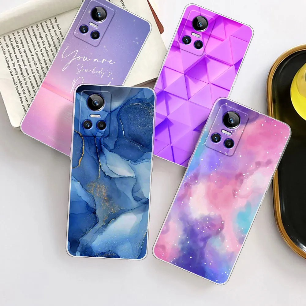 Прозрачный мягкий силиконовый чехол из ТПУ для телефона Realme GT Neo 3