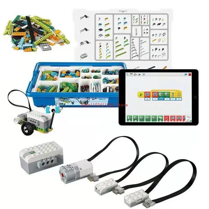 

Wedo2.0 kids programming robot building blocks 45300 compatible with lego educational AIDS