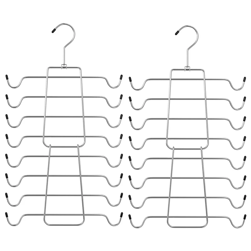 

Tank Tops Hanger Bras Hangers 2 Pack Closet Organizer Hangers Metal Folding Space Saving Hanger For Tank Tops