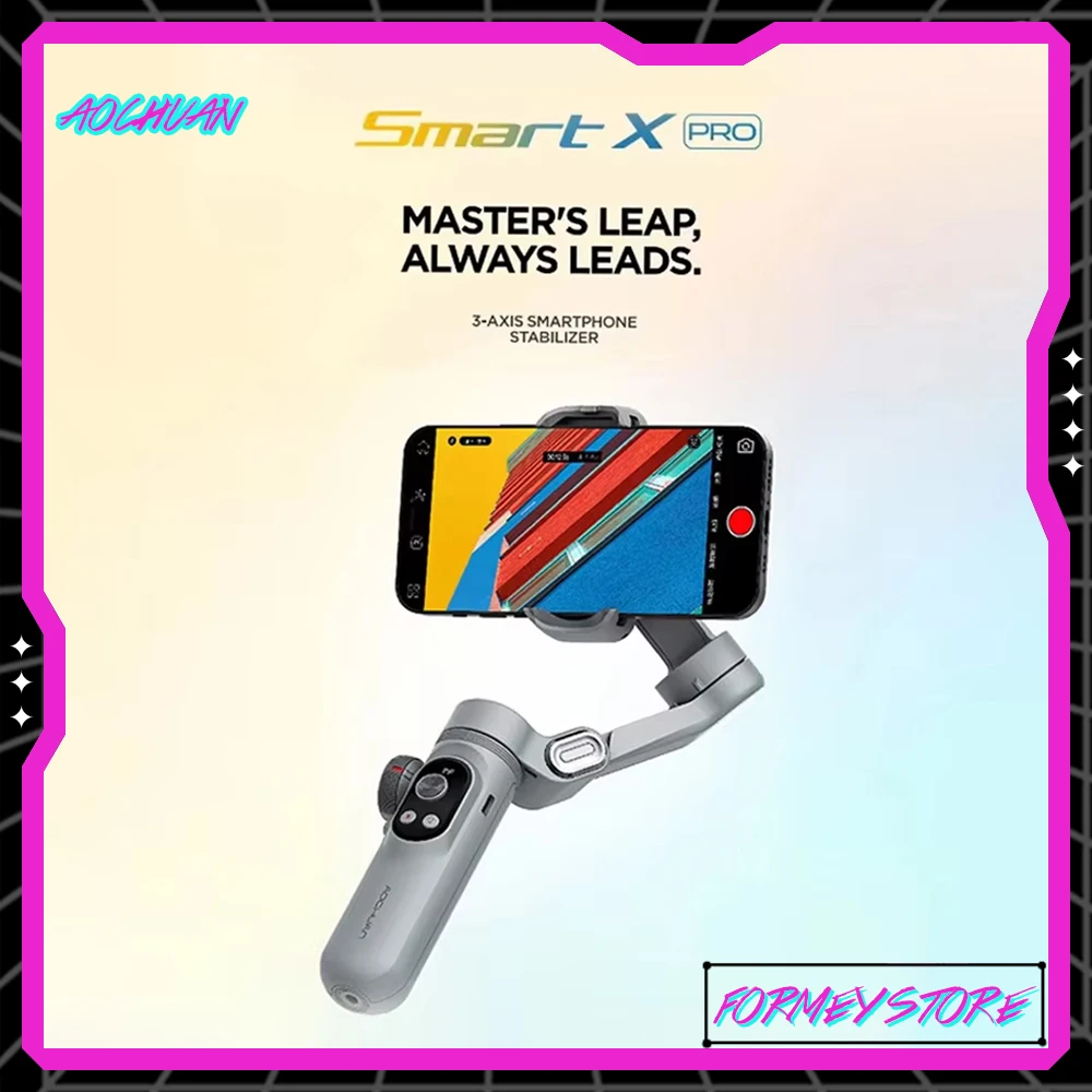 AOCHUAN Smart X Pro Vlog Селфи-палка Ручной мобильный подвес Интеллектуальная запись видео