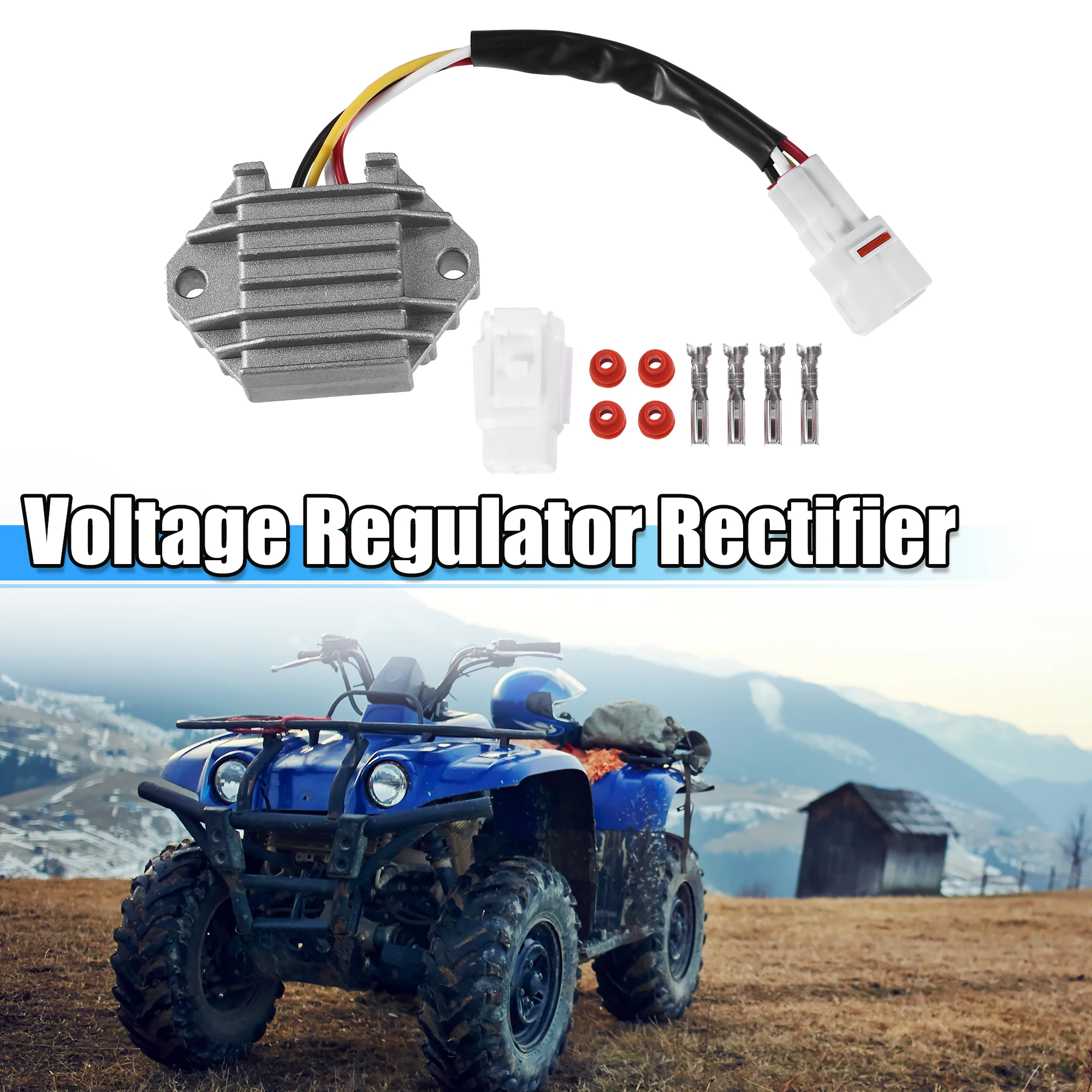 

Motoforti Voltage Regulator Rectifier for Yamaha YFZ 450 2004-2007 for Yamaha YFZ 450 Bill Ballance Edition 2007