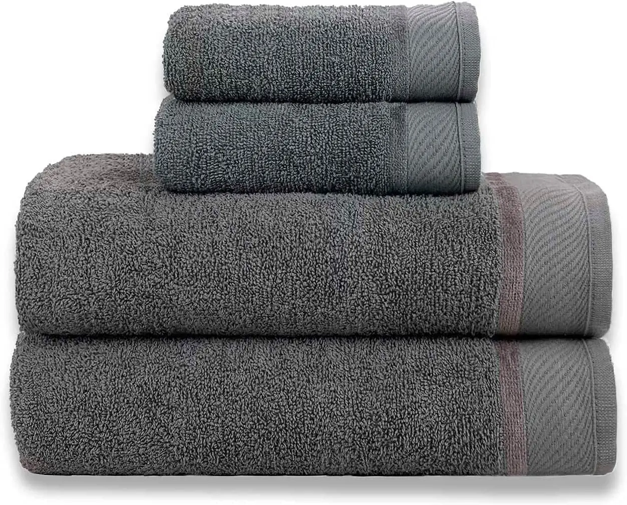 

Giant Thick Towels 4 Pieces Luxury Game - Canada (Gris) Microfiber Towels Bathroom Hotel Bath Towels For Thicken Soft Cleaning H