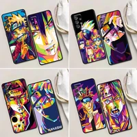 phone case for samsung galaxy a52 a53 a73 a72 a71 a32 a33 a42 a13 a01 a91 cover anime manga naruto sasuke colourful coque fundas