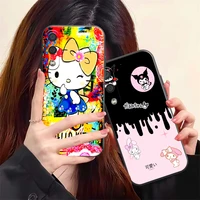 cute hello kitty kromi phone case for samsung galaxy a32 4g 5g a51 4g 5g a71 4g 5g a72 4g 5g back carcasa funda soft