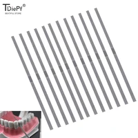 12pcsset dental metal polishing stick strip with alumina plated polishing sanding surface dentist whitening 4mm