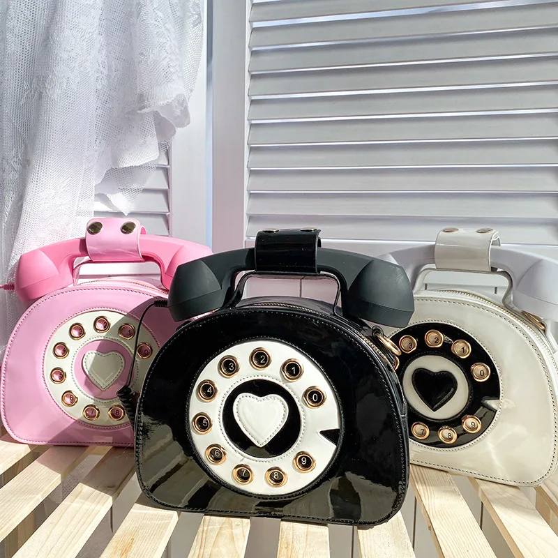 

New Creative Sweet Funny Digital Simulation Phone Shape Messenger Bag Female Cross Body Bag Woman Women's Fashion Bags 2022